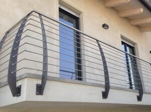 Ringhiere per terrazzi Macerata durante la fabbricazione